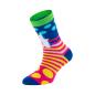 Preview: 6 Paar TippTexx 24 Kinder Socken Gute Laune Einhorn